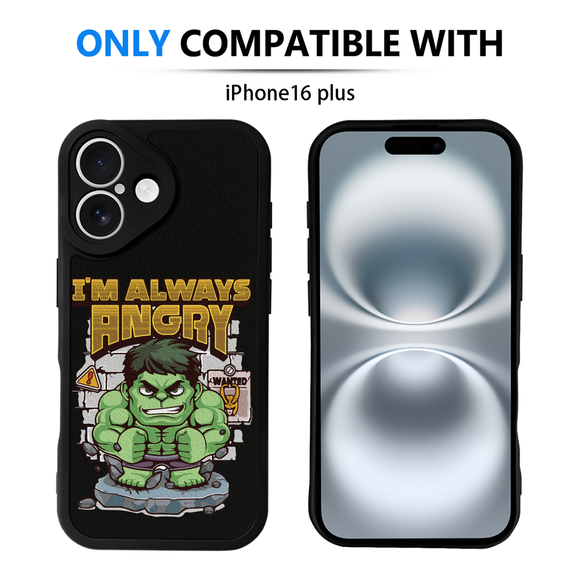 （画像用） アベンジャーズ The Avengers 【iPhone 16シリーズ対応】シリコンスマホケース（レザー調） 材質：シリコン